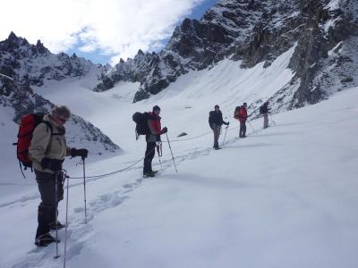 008-Auf dem Vermuntgletscher an der oberen Ochsenscharte